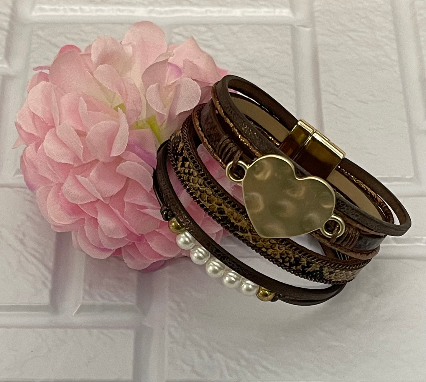 Bracelet Magnetic Chocolet Heart