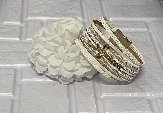 Bracelet Magnetic White Bless